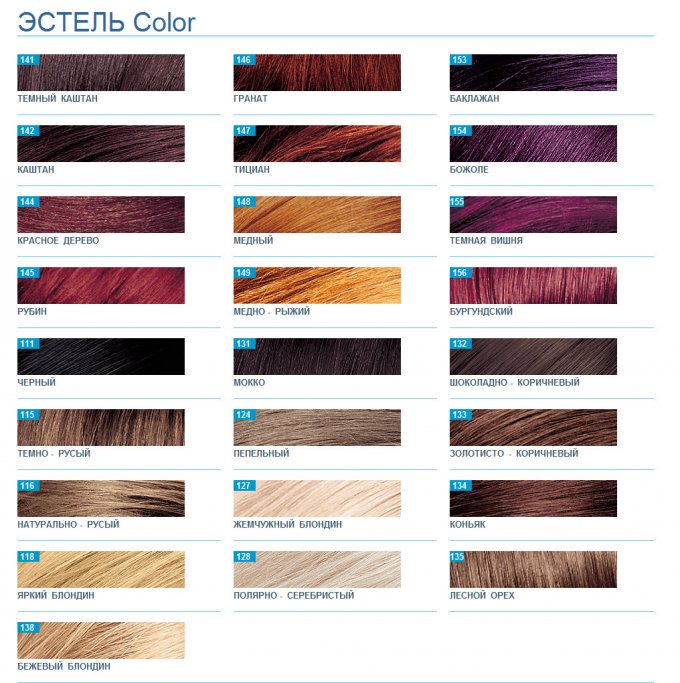 Палитра Эстель Color - краска для волос