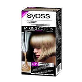 Краска для волос SYOSS Mixing Colors (оттенок 8-15 Шампань коктейль)