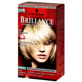 Краска для волос Schwarzkopf Brillance Ультра-осветляющий блондин (номер 801) - отзыв