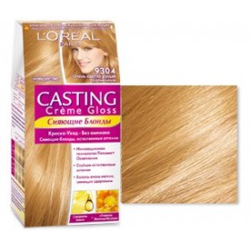 Краска для волос Кастинг Крем Глосс от Лореаль (оттенок 9.304 Oчень светло-русый солнечный)