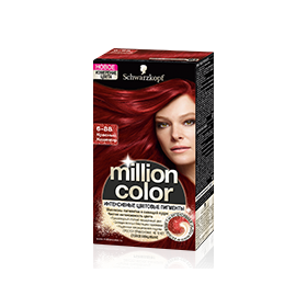 Million Color 6-88 Красный кашемир Schwarzkopf - отзыв о стойком оттенке