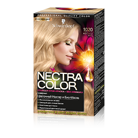 Нектра Колор 1020 Жемчужный блонд от Шварцкопф - стойкость цвета и закрашиваие седины