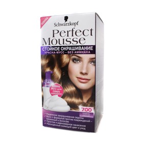 Schwarzkopf perfect mousse стойкая краска для волос мусс черный 200