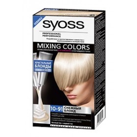 Mixing Colors 10-91 цвет Перламутровый блонд Syoss - отзыв о стойкости оттенка