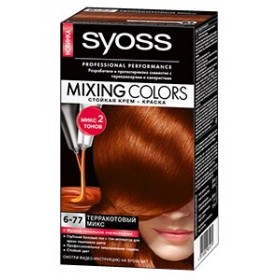 Mixing Color 6-77 цвет Терракотовый Микс от Syoss - отзыв о стойкости оттенка